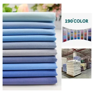 A2173 150gsm Hot Tranquil Blue Workwear Uniform Cotton Fabric Premium Men Woven Carhart 100% Cotton Twill Fabric
