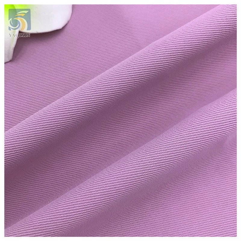 SPH Woven Polyester Double Twill Fabric Lining Chiffon Peacock Twill Fabric Wide Leg Pants Small Suit Fabric for Woman - 图片 3