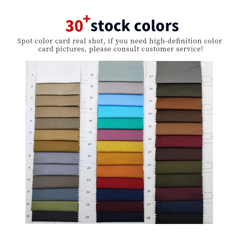 A2167 40*21 220gsm 97%Cotton 3%Spandex Fabrics Mercerized Cotton Twill Fabric for Pants Trousers - 图片 3