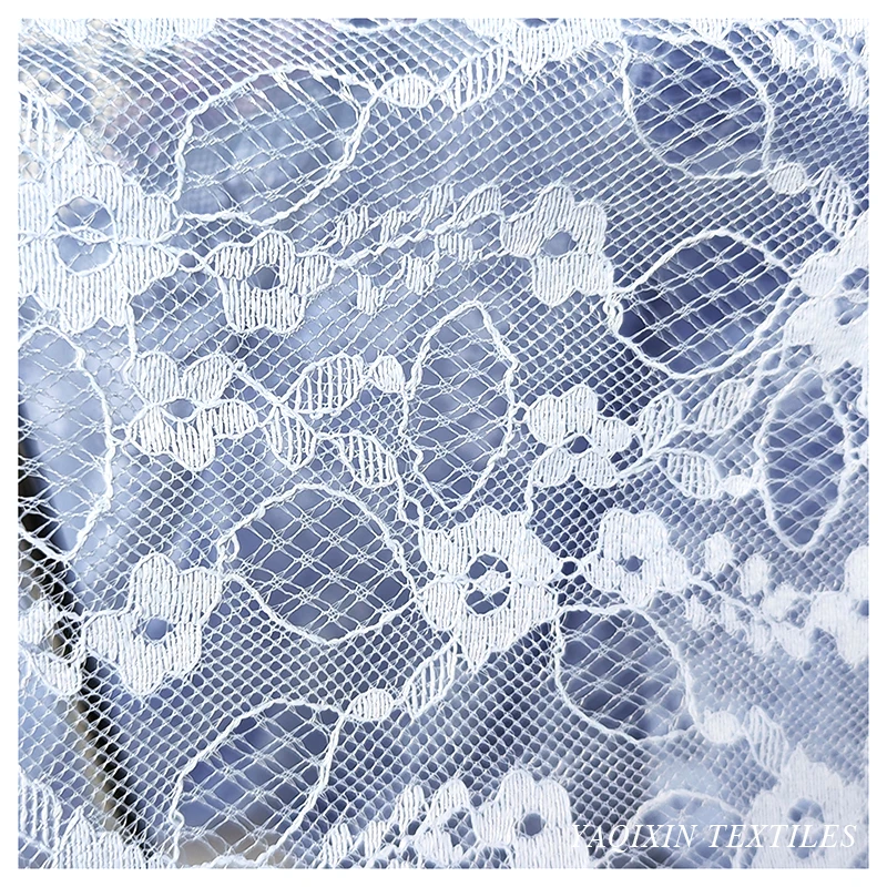 LST007 2025 African Ghana Chantilly Lace Fabric French Wholesale for Women Dress - 图片 5