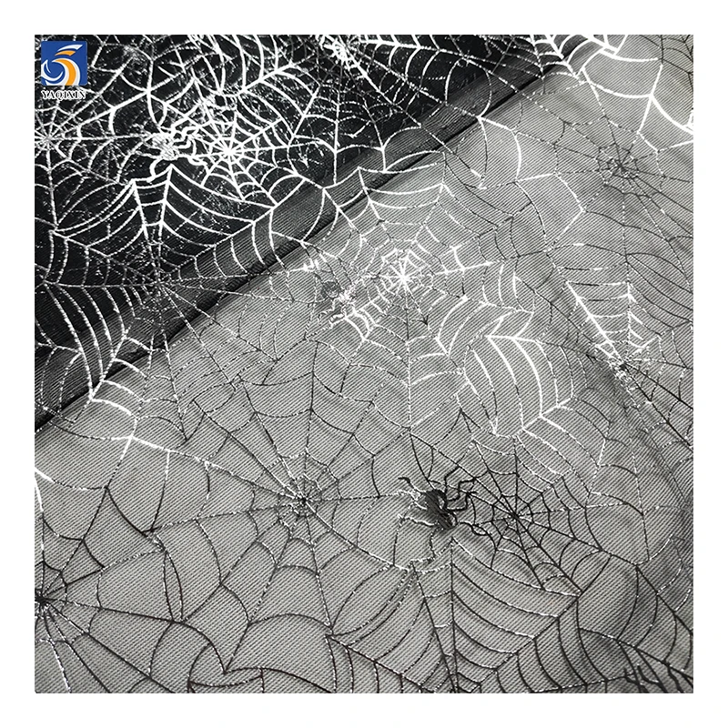 Halloween Cobweb Voile Fabric - Lightweight Sheer Cloth for Witch Cape, Party Backdrop & Craft Decor - 图片 5