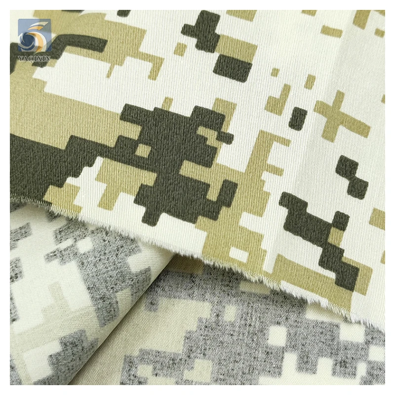 Custom Outdoor Uniform Desert Digital Pattern Camouflage Fabric Stretch Polyester Cotton Twill Camouflage Fabric - 图片 6