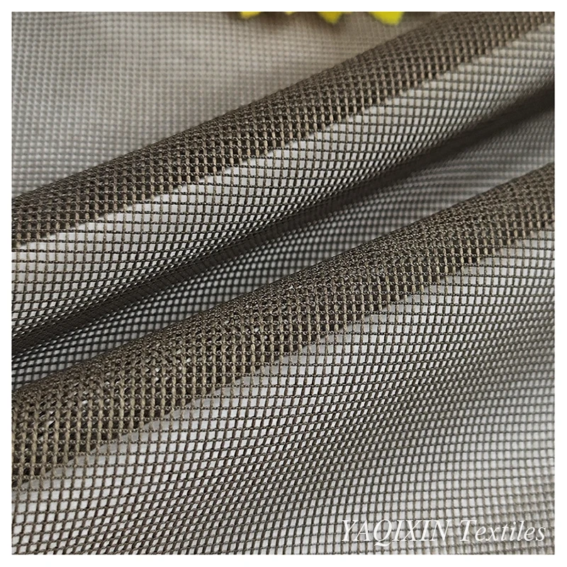 100D 90gsm 1.6 m Warp Knitted Rhombus Mesh Tulle Fabric 100 Polyester Material Mosquito Net Fabric Roll Supplier - 图片 5