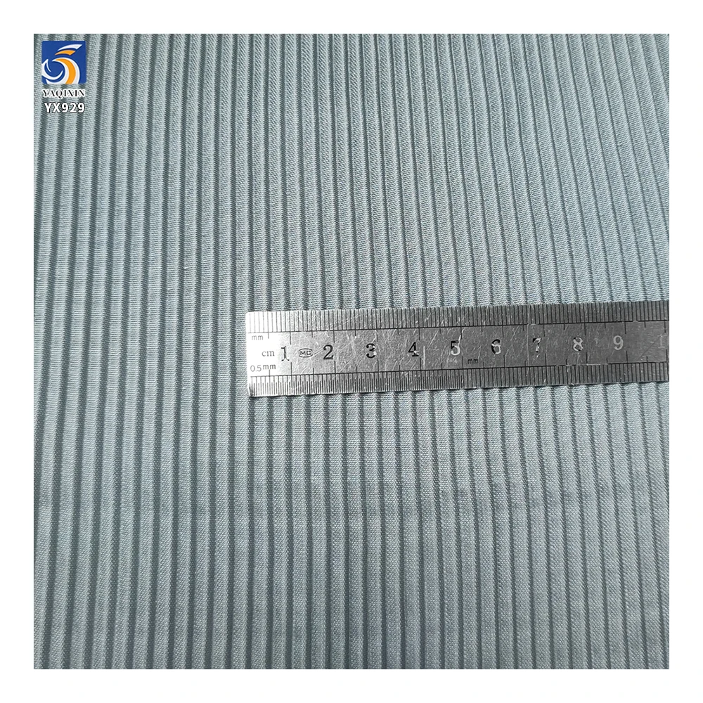 YX929-1 Multicolor Custom Designs Satin Pleated Dress Apparel Fabric Woven Soft 100 Polyester Elastic Satin Pleated Fabric - 图片 4