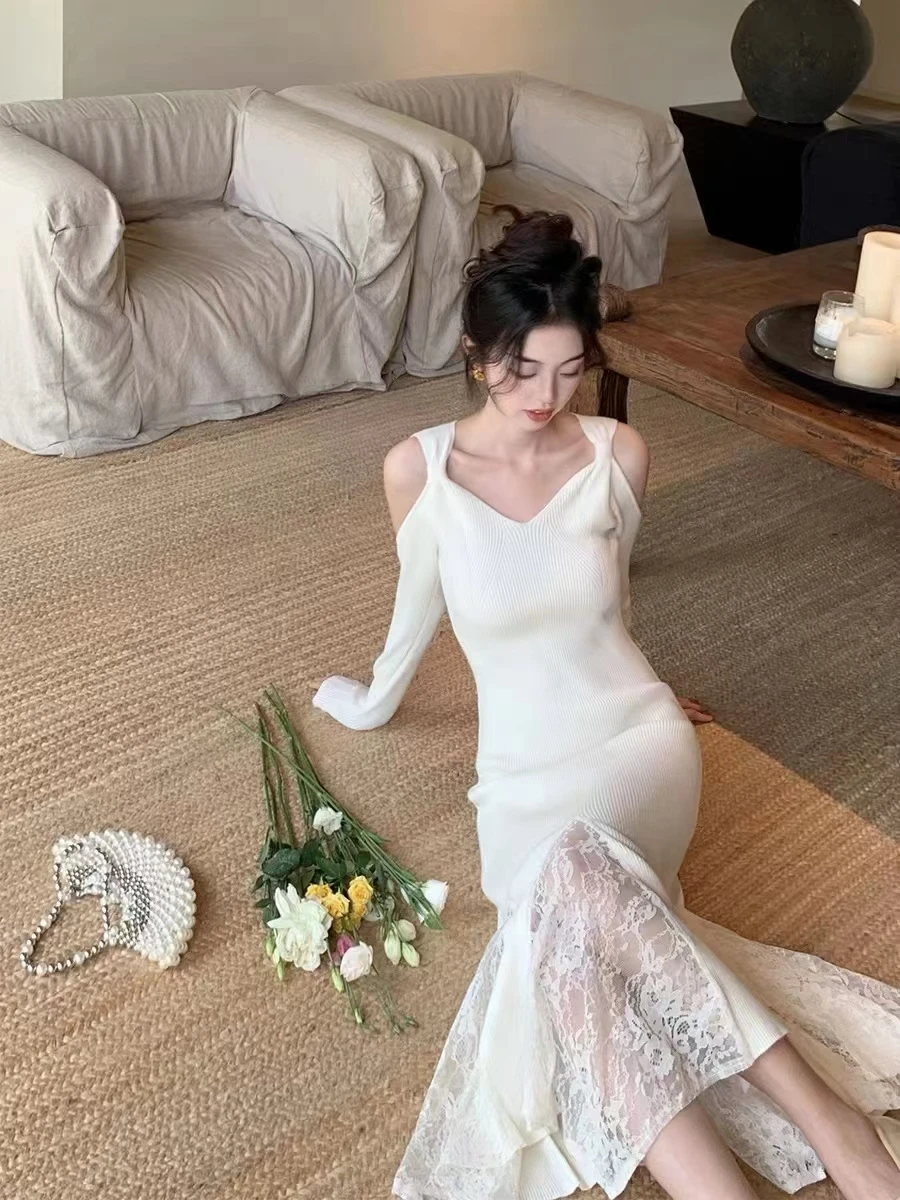 YX2600 Personalized Wholesale Price Chantilly Lace Fabric Eyelash Woman Red Lace Dress Fashion Lace Fabric - 图片 4