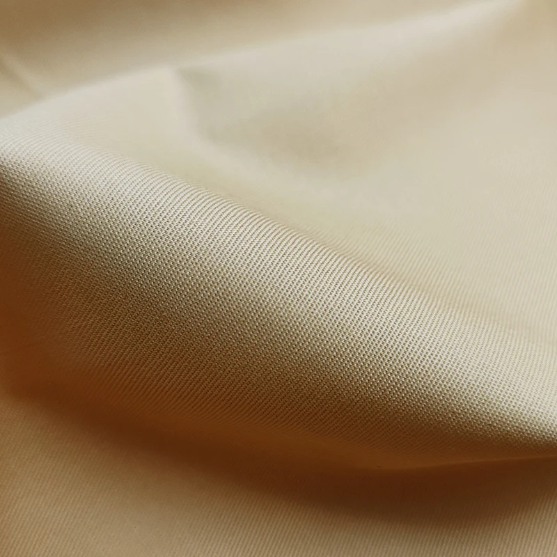 A2137 155gsm Twill Cotton High Density Fabric Textile Hot Sale Chinese Hanfu Shirt Cotton Khaki Fabric - 图片 6