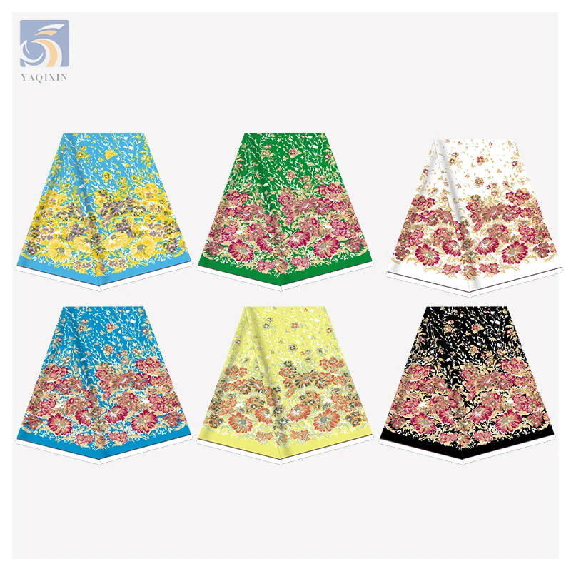 2025 Trending Floral Pacific Island Design Fabric Dress Poly Printed for Woman Polynesian Design Fabrics - 图片 6