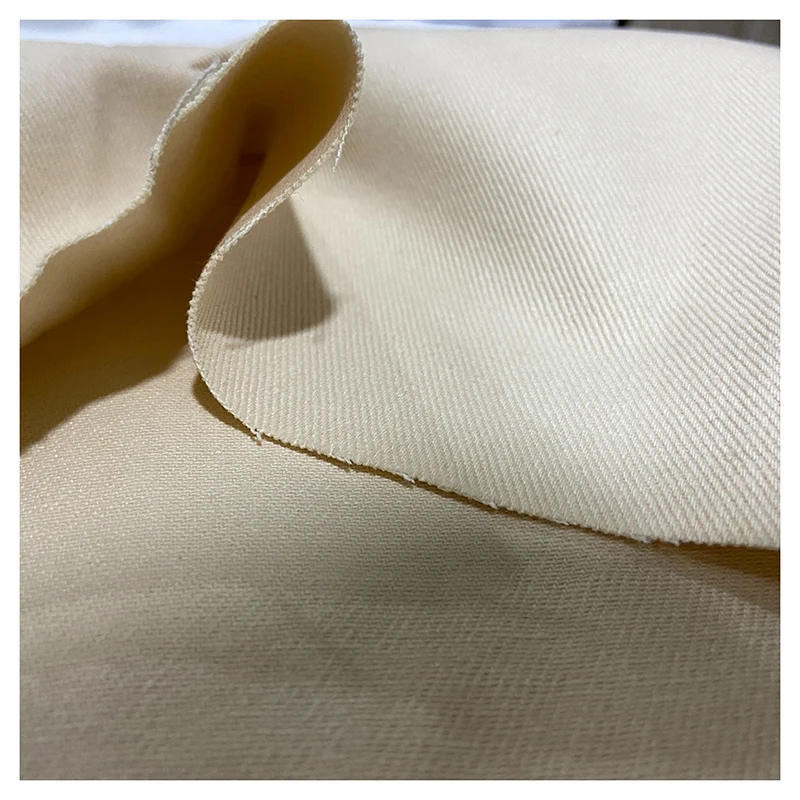 A2175 Guangzhou Manufacturer 300gsm 10S Washed 100% Cotton Twill Fabric for Workwear/Hat - 图片 6