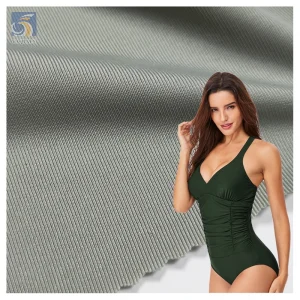 YX2427 90 Polyester 10 Spandex 180gsm Swimwear Yoga Fabric Polyester Spandex Four Way Stretch Fabric for Matte Swimsuit