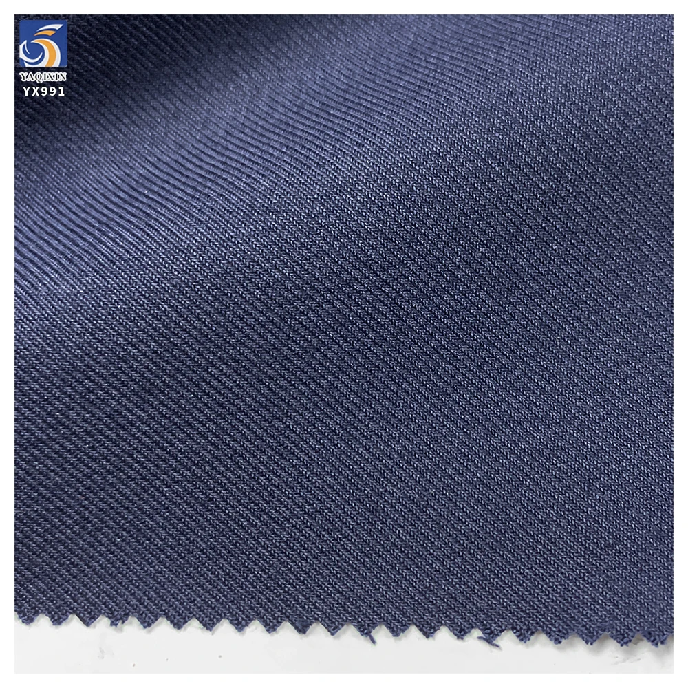 YX991 240gsm 70% Polyester 30% Cotton Royal Blue Suit TR Twill Fabrics Double-Sided Fine Twill School Uniform Suiting TR Fabric - 图片 2