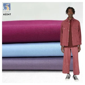 A2247 New 80% Cotton 20% Lyocell Twill Fabric Price Wholesale Double-Sided Twill Cotton Woven Lyocell Fabric