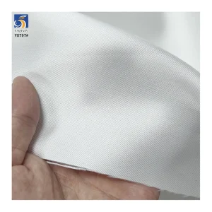 300D 195gsm Bride White Mikado Fabric Wholesale 100% Polyester Duchess Satin Mikado Elegant Fabric for Wedding Dress