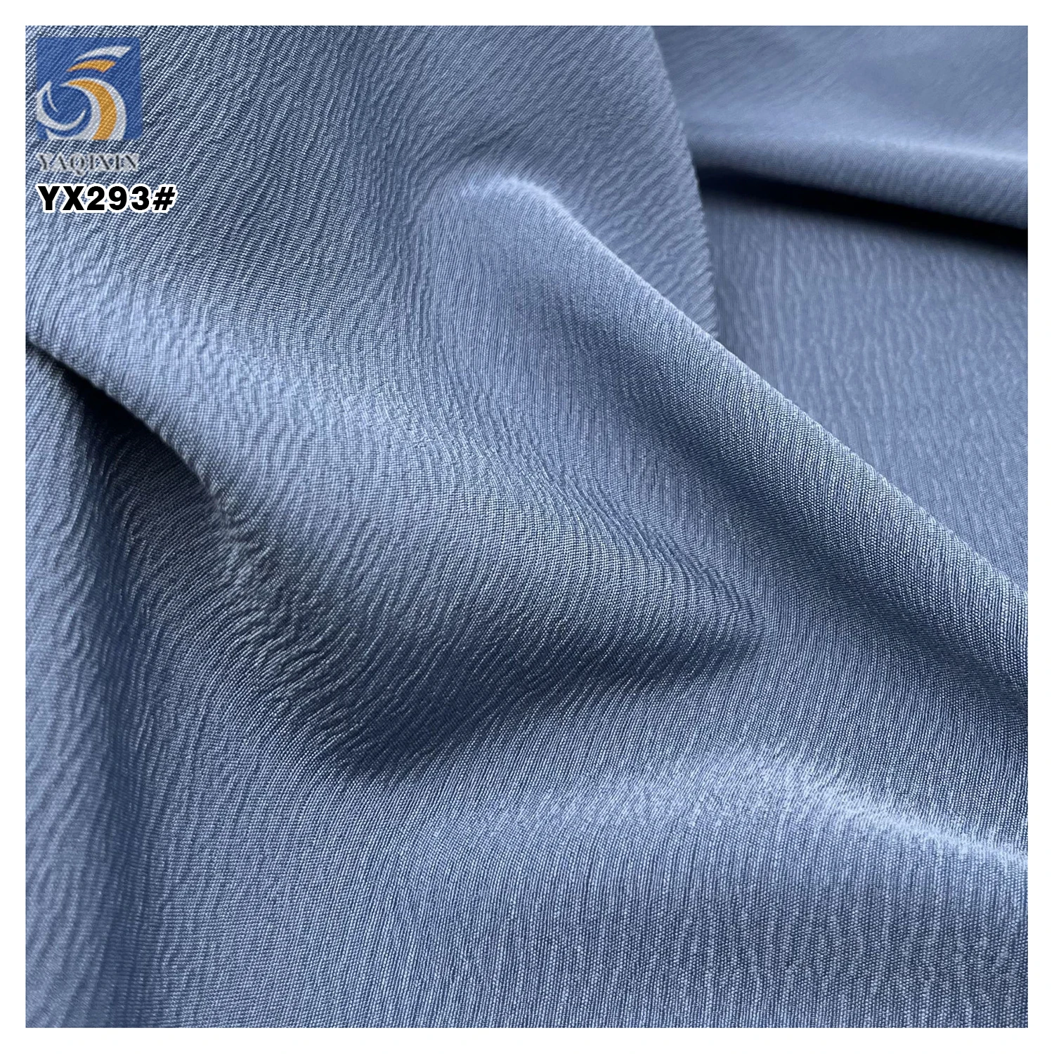 YX293 125g 95%Polyester 5%Spandex Wrinkled 4-way Stretch Voile Chiffon Fabric Crepe Premium Chiffon Muslim Abaya for Garments - 图片 3