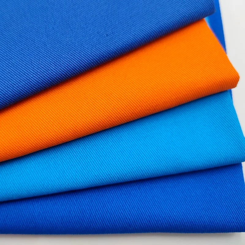 A2176 16*12 260gsm Dyed Woven Twill Chino Fabric 100 Cotton Men's Workwear Fabric - 图片 3