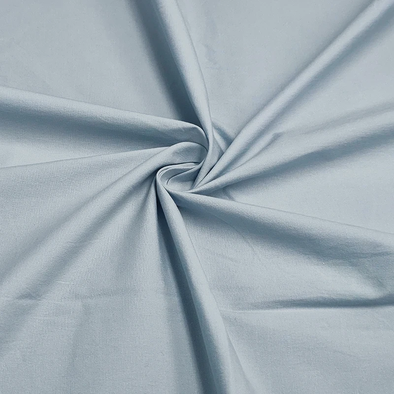 A2131 125gsm 60S Stretch Washed Cotton Poplin Fabric for Ladies Shirt Dress Fabric - 图片 3