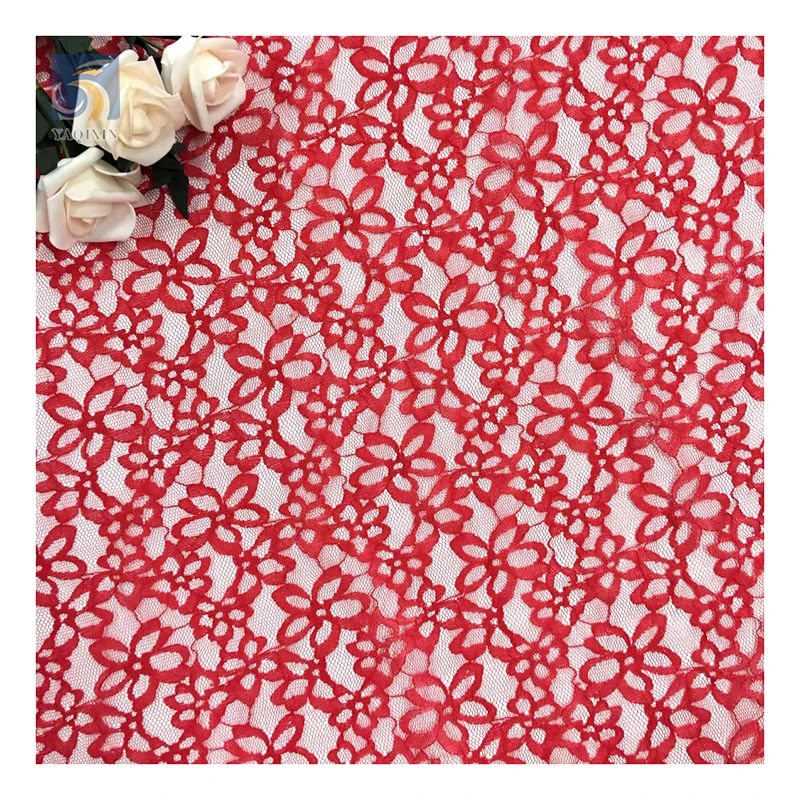 New Fashion Chantilly Lace Fabric 100 Polyester No Stretch Jacquard Lace Chantilly Fabric for Blouse/Dress/Lingerie - 图片 3