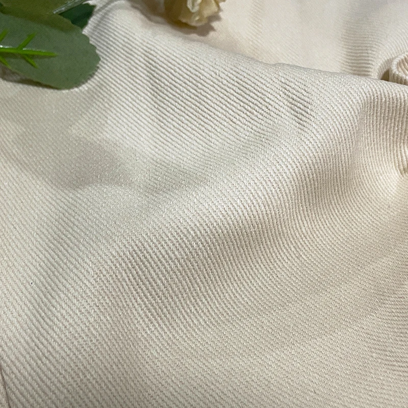 A2175-1 300gsm China Factory Stock Lot Solid Heavyweight Thick 10s Cotton Twill Fabric by the Meters - 图片 5