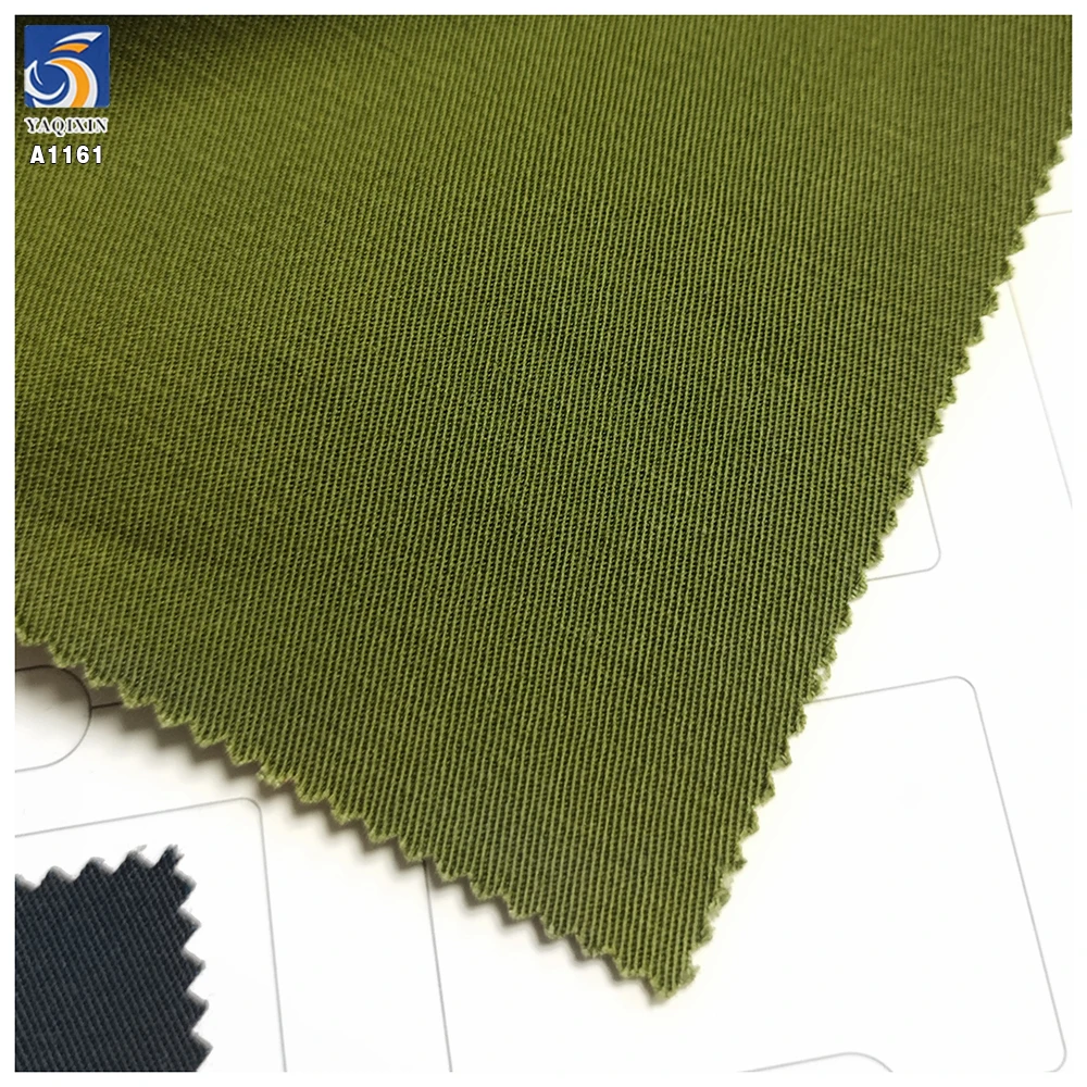 A1161 New 150cm Width 270gsm Super Soft Comfortable Cotton Fabric Anti-Static Woven Solid Twill 100% Cotton Fabric - 图片 5