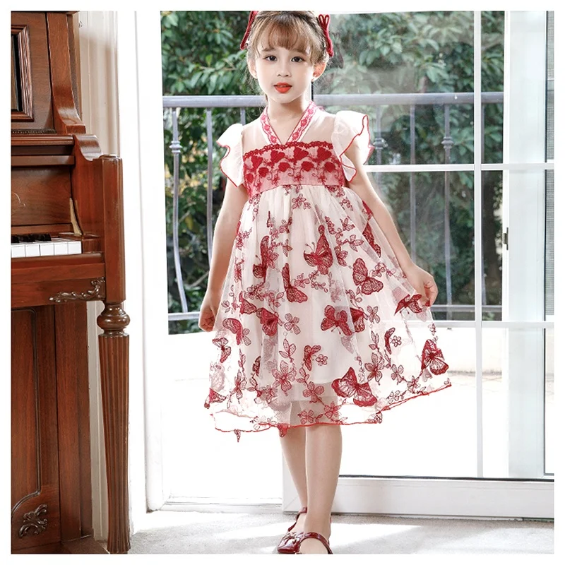 CXT004 Fashion 3D Butterfly Floral Embroidered Tulle Lace Fabric Bridal Gowns Dress Fabric - 图片 6