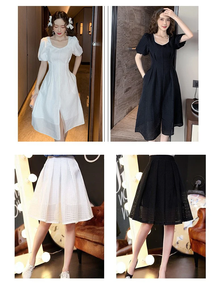 YX2290 High Quality 100% Polyester Organza Jacquard White Stripe Fabric Clothing Lining Organza Fabric - 图片 6