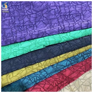 YX764 Novel Design Jacquard Polyester Fabric Satin Elastic Stretch Satin Garments Imitation Acetate Jacquard Fabric
