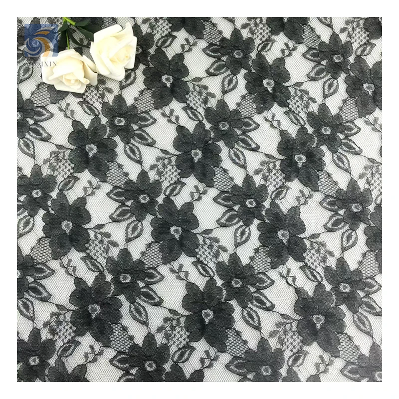 YX2599 New Arrival Bridal Chantilly Lace Fabric 5 Yards Beautiful Floral Pattern Jacquard Fabric for Clothing Lace - 图片 5