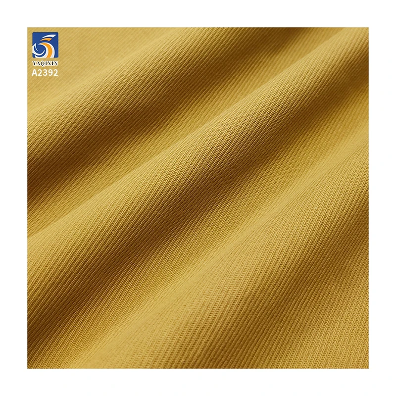 A2392 Wholesale Customized 200gsm TR Texture Khaki Double Twill 100% Cotton Fabric Double Twill Cotton Chino Fabric - 图片 5