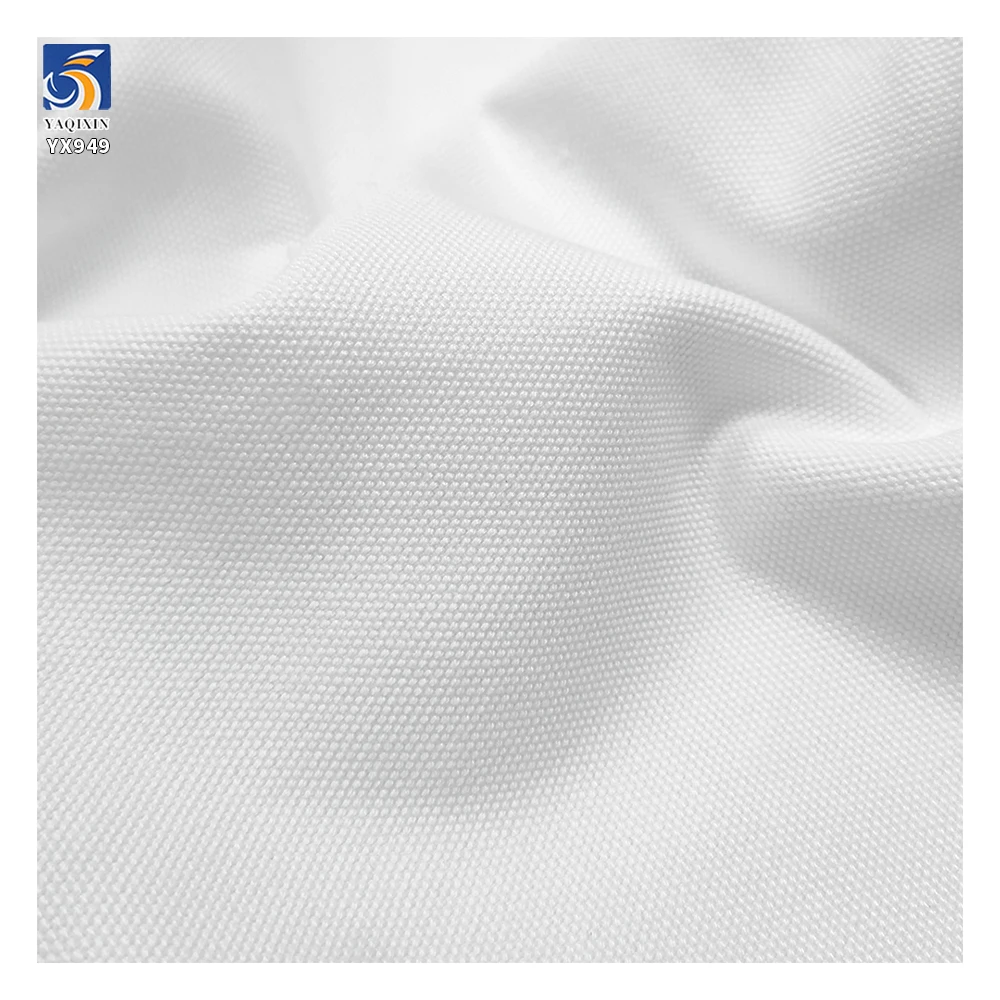 YX949-1 460g/m² Very Heavy Customized White Color Polyester Canvas Fabrics 16oz Bags Garments Clothing Canvas Fabric - 图片 6