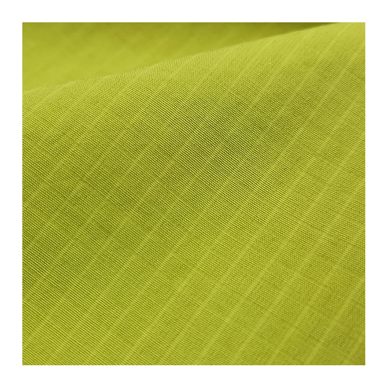 A2406 155gsm Spring Fresh Light Green 0.5 Small Plaid Jacquard Cotton Fabric 65% Cotton 35% Nylon Blend Plaid Jacquard Fabrics - 图片 6