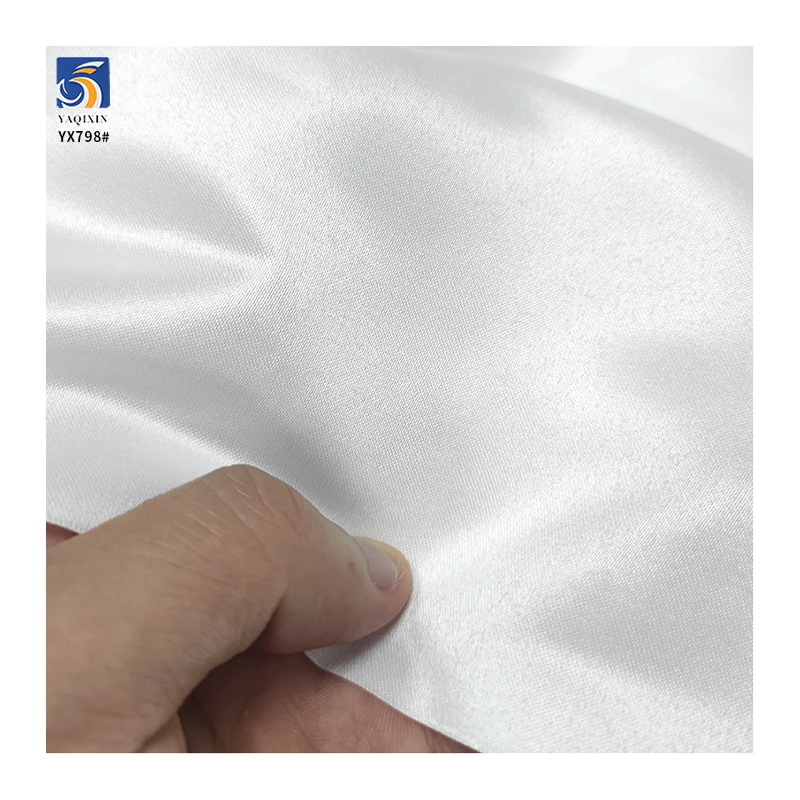 YX693-2 150*300D Bridal Satin Matte Fabric 160gsm Large Stock Wholesale for Dresses - 图片 5