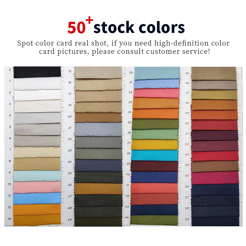 A2170 Custom Peach Twill Cotton Fabrics Textile 210gsm 97%Cotton 3%Spandex Twill Fabric for Uniform - 图片 3