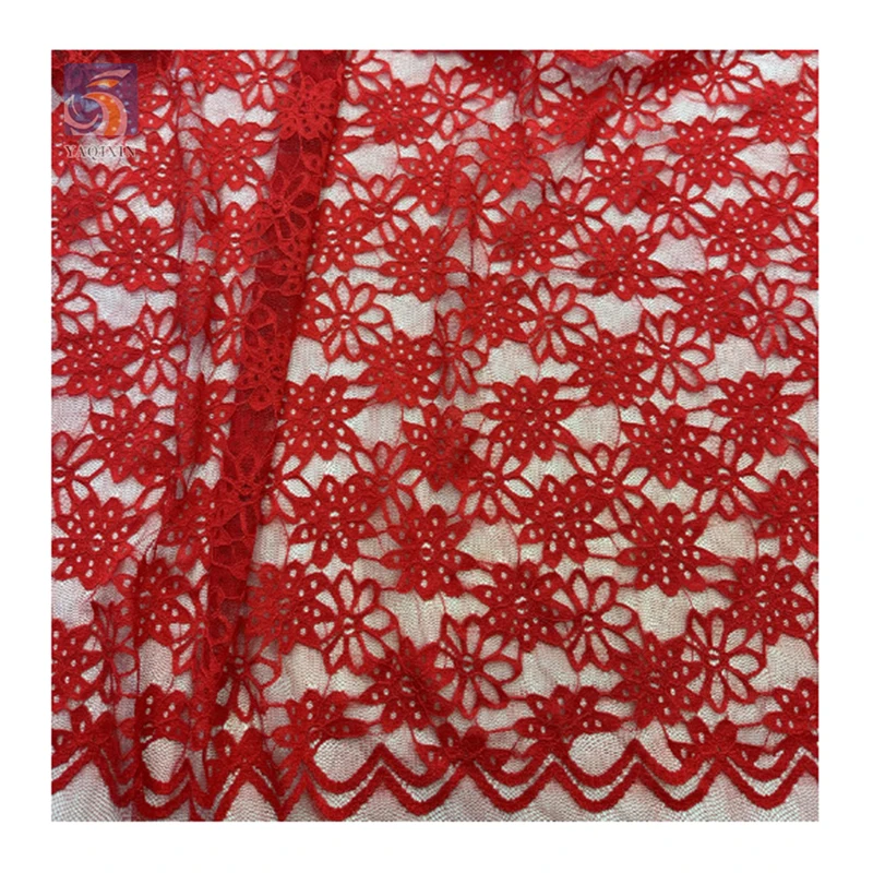 European French Chantilly Lace Fabric Custom Mesh Lace Elastic Dress Chantilly Lace Fabric - 图片 4