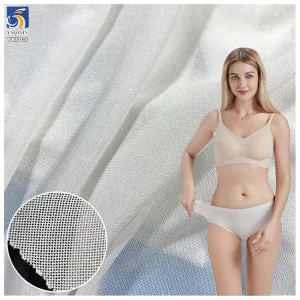 YX710 Glossy 50D 4 Way Stretch Power Net Mesh Fabric Breathable 92 Nylon 8 Spandex 4 Way Stretch Tulle Knitting Fabric
