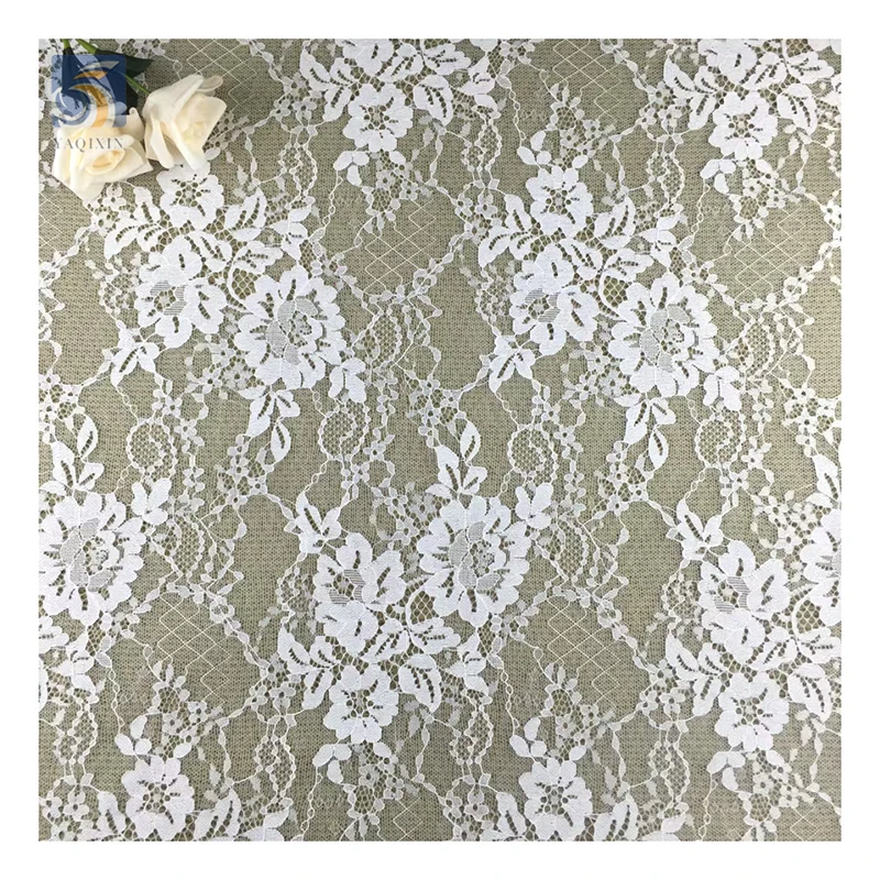 YX2600 Personalized Wholesale Price Chantilly Lace Fabric Eyelash Woman Red Lace Dress Fashion Lace Fabric - 图片 6