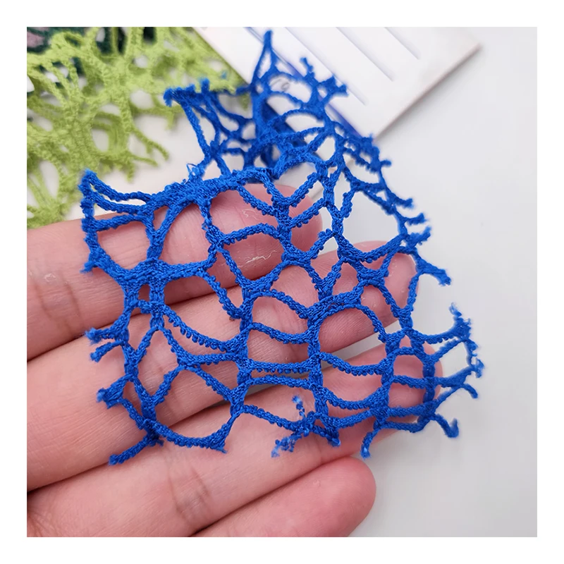 YDM11 Messy Net Jacquard Polyester Spandex Stretch Mesh Fabric Lingerie Fishnet Clothing Fabric - 图片 4