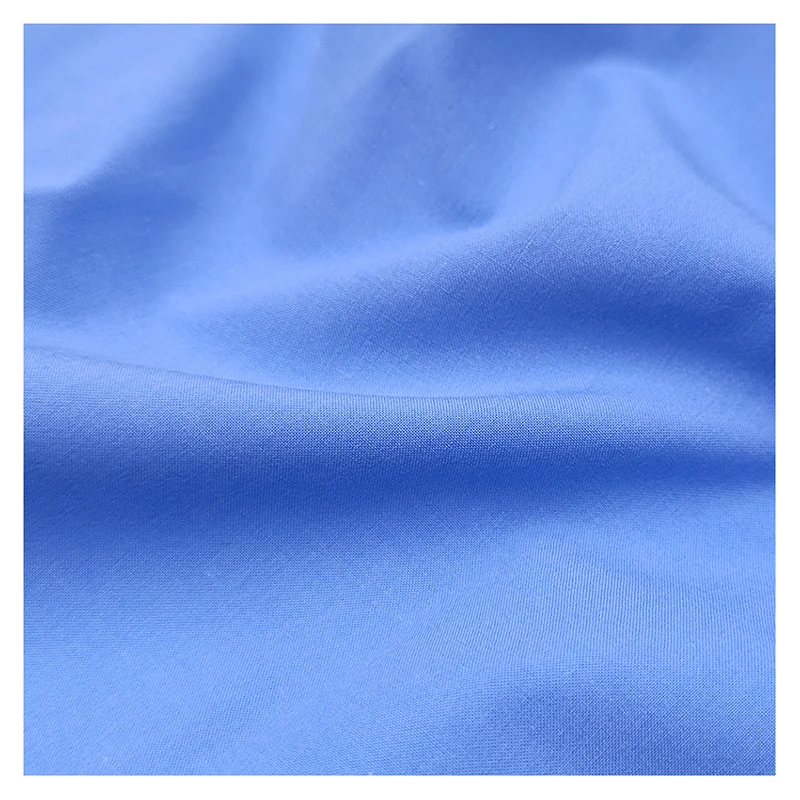 Wholesale 110gsm 50% Cotton 50% Polyester Modal Fabric for Women Atomized Silk Cotton Shirt Dress Polyester Woven Fabric - 图片 5