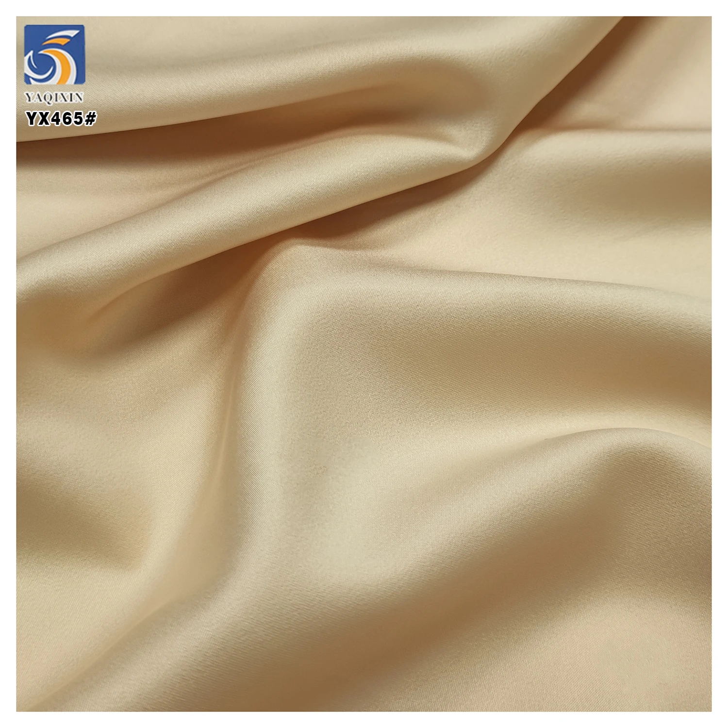 YX465 Imitation Acetate High Quality 200gsm 93 Polyester 7 Spandex Stretch Matte Satin Fabric for Dress Shirt - 图片 5