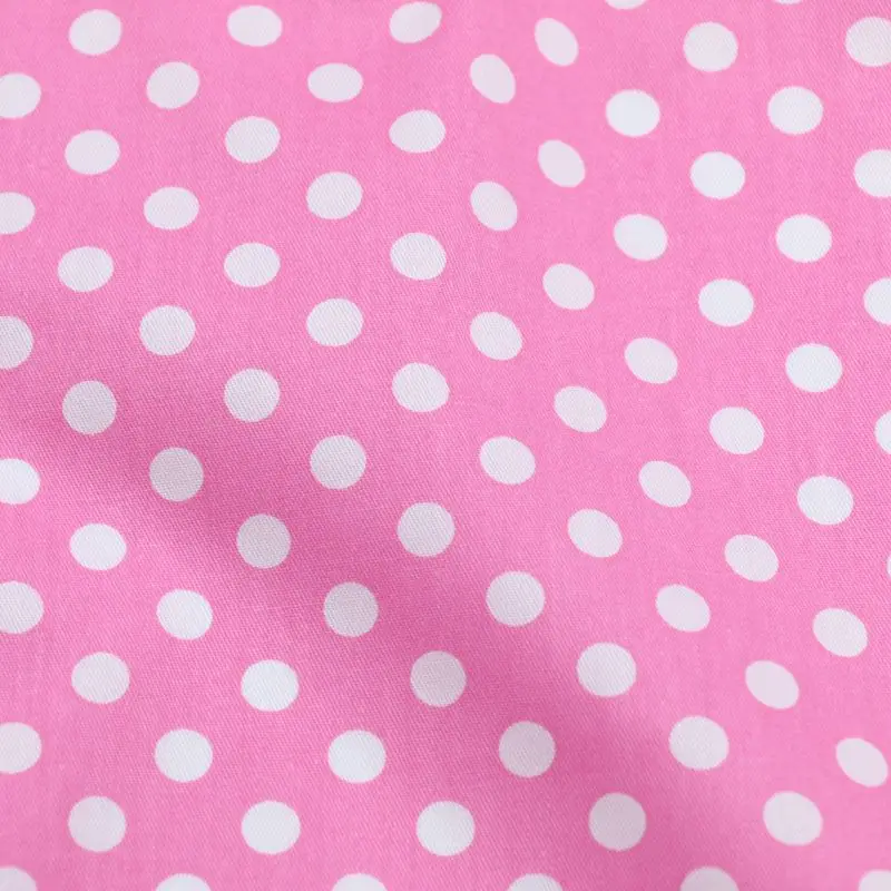 Yaqixin 56-inch cotton twill printed fabric, printed dot dots 8MM/6MM/4MM multi-specification printed fabric - 图片 4