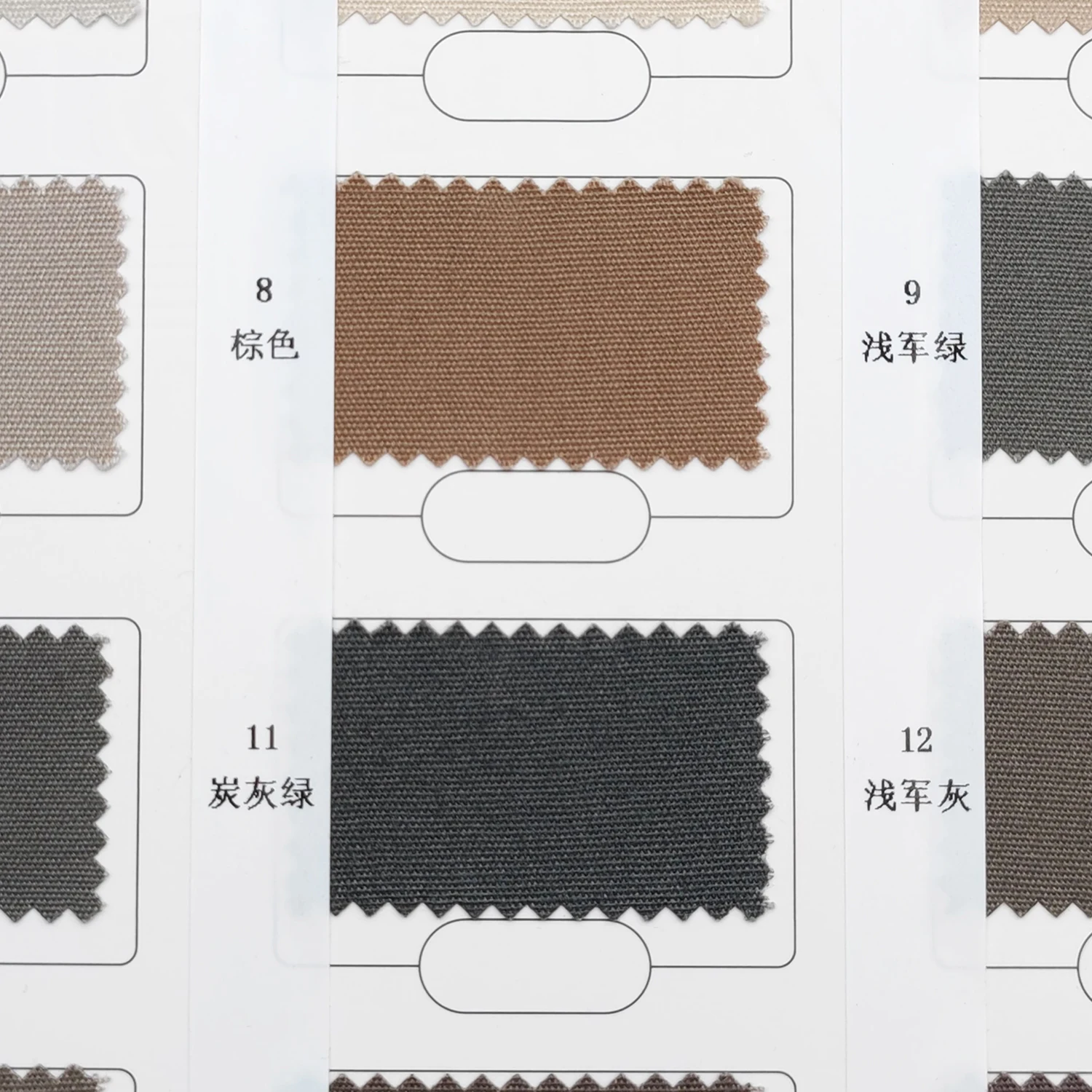 A746 Wholesale 7.5OZ 210gsm Fine Canvas Fabric Workwear 100% Cotton Fabric Can Be Used for Bags - 图片 4