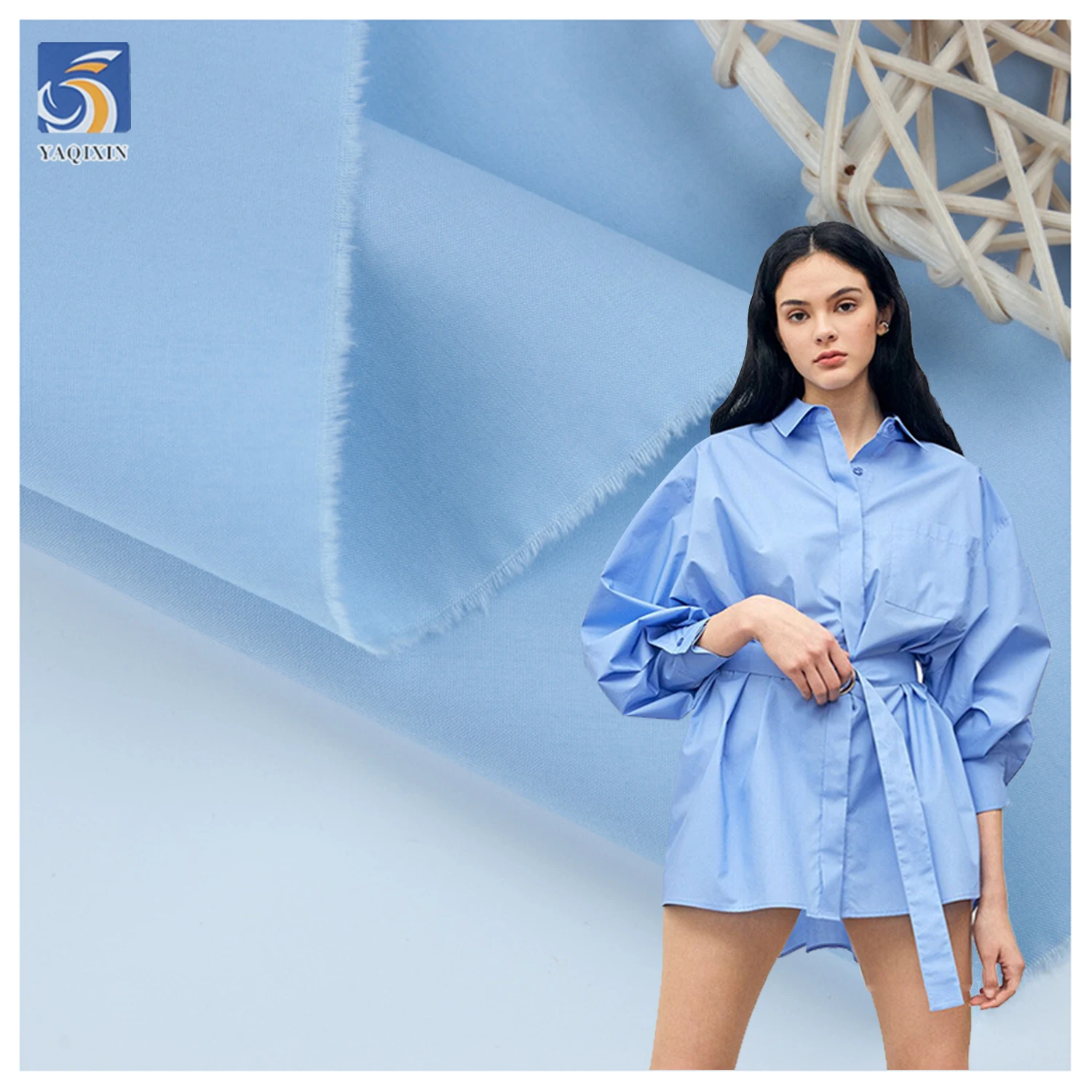 A9098 115gsm 60S High Quality Poplin Fabric for Women Dress Baby Fabric