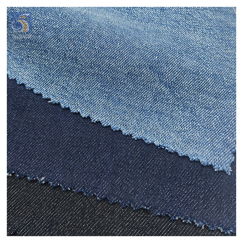 Guangzhou Foshan Factory Cheap Twill Denim Fabric Prices 10s Cotton Spandex Stretchy Denim Fabric for Sale - 图片 6