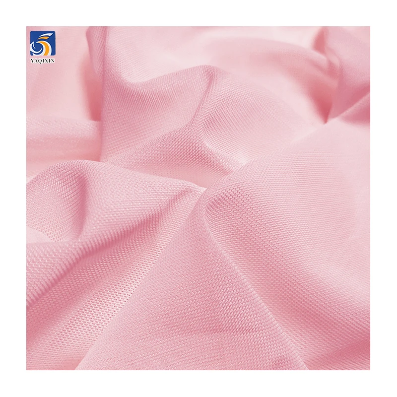 Custom Knitted 4-Way Stretch Sport Power Net Mesh Fabric 92% Polyester 8% Spandex Breathable for Yoga Lingerie Sportswear - 图片 5