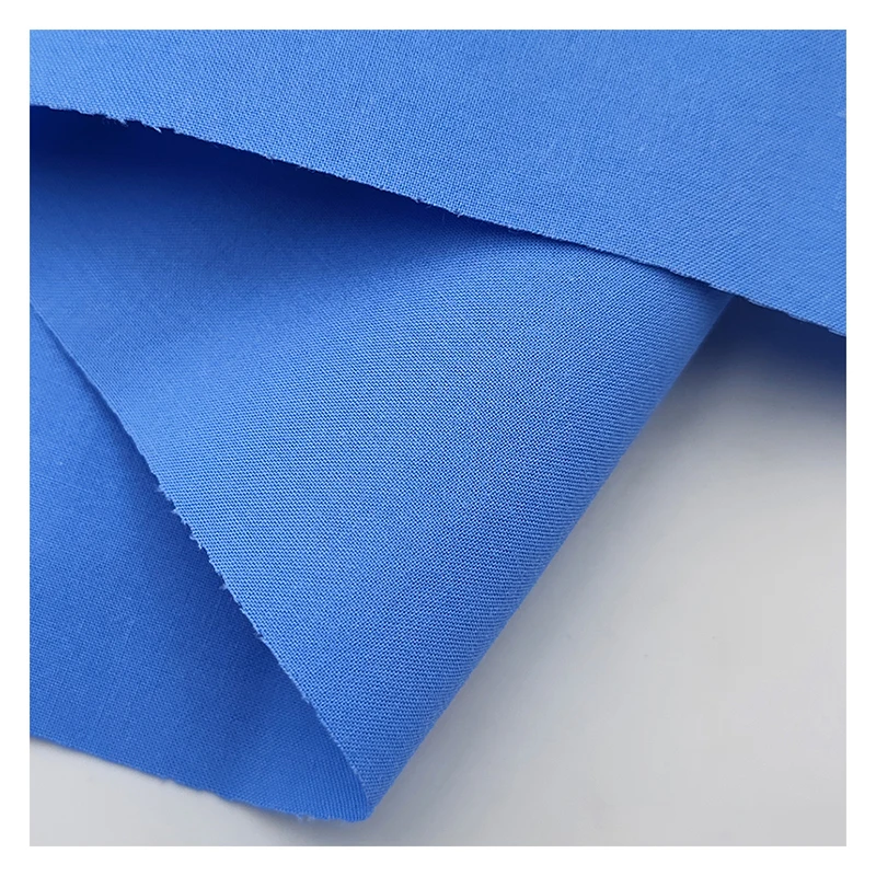 Wholesale 110gsm 50% Cotton 50% Polyester Modal Fabric for Women Atomized Silk Cotton Shirt Dress Polyester Woven Fabric - 图片 4