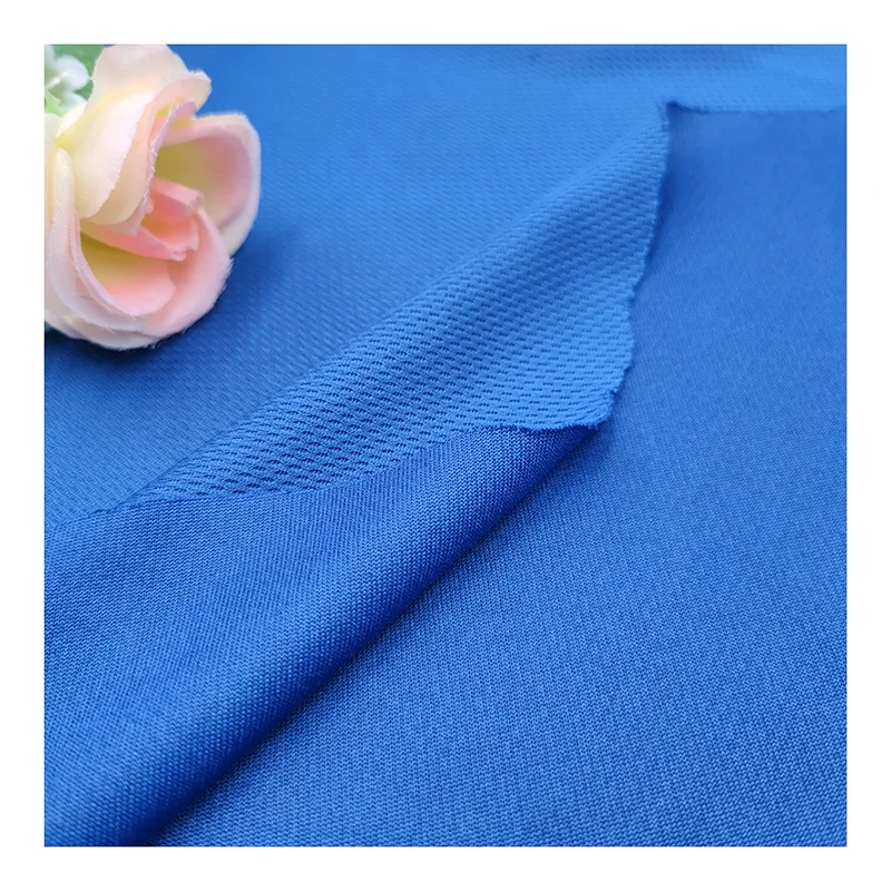 180gsm Knit Mesh Sport Fabric for Jersey 100%Polyester Dri-Fit Sportswear Bird Eye Mesh Fabric - 图片 5