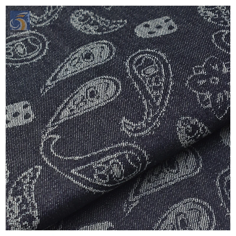 300gsm 10*10 Cheap Prices Jeans Fabric for Shirt Jacket Jacquard 100% Cotton Stock Lot Denim Woven Weft 10 Yards Heavyweight - 图片 3