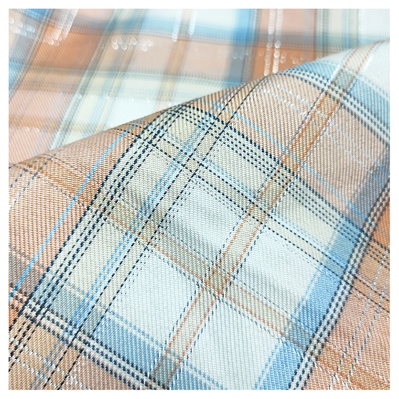 Hot 200-220gsm Japanese JK Check School Uniform Material Fabric Polyester Dress Shirting Fabric Woven Yarn Dyed Fabric - 图片 6
