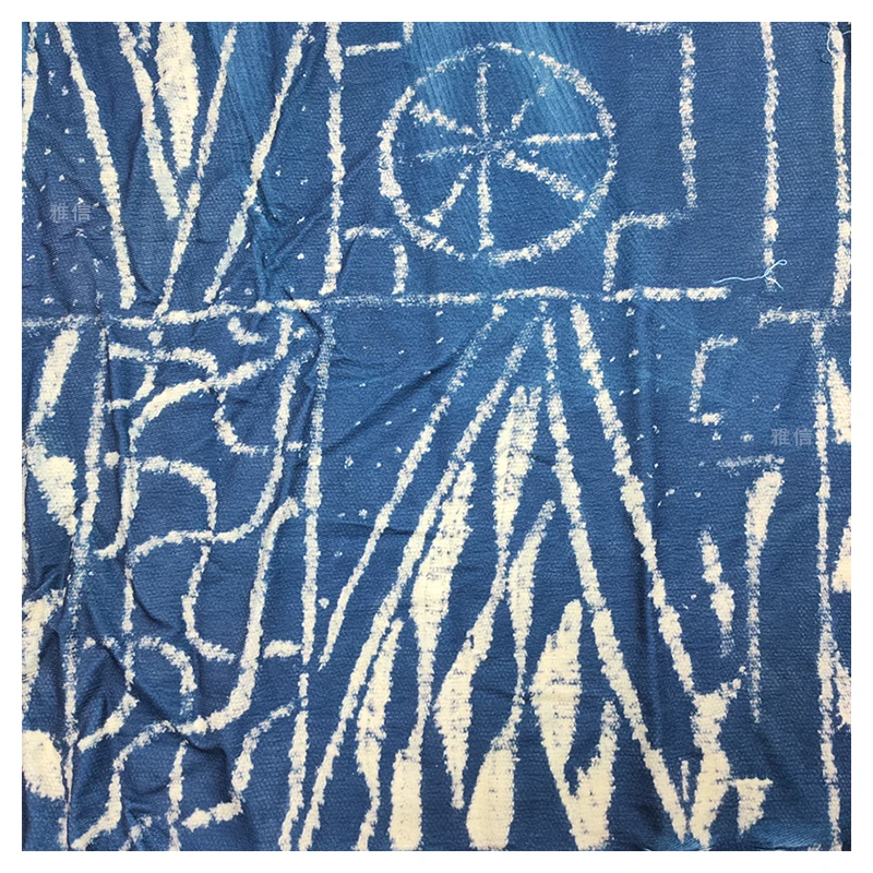 YX2270 Handmade Custom Pattern Printed Twill Polyester Fabric Samoan Polynesian Tribal Ethnic Printed Fabrics - 图片 5