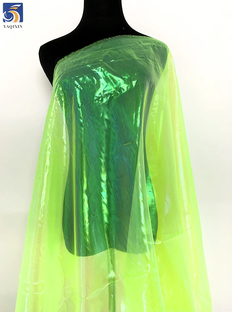 Wholesale Prices Solid Organza Fabric Transparent Glossy Liquid Organza Polyester Fabric for Wedding - 图片 3