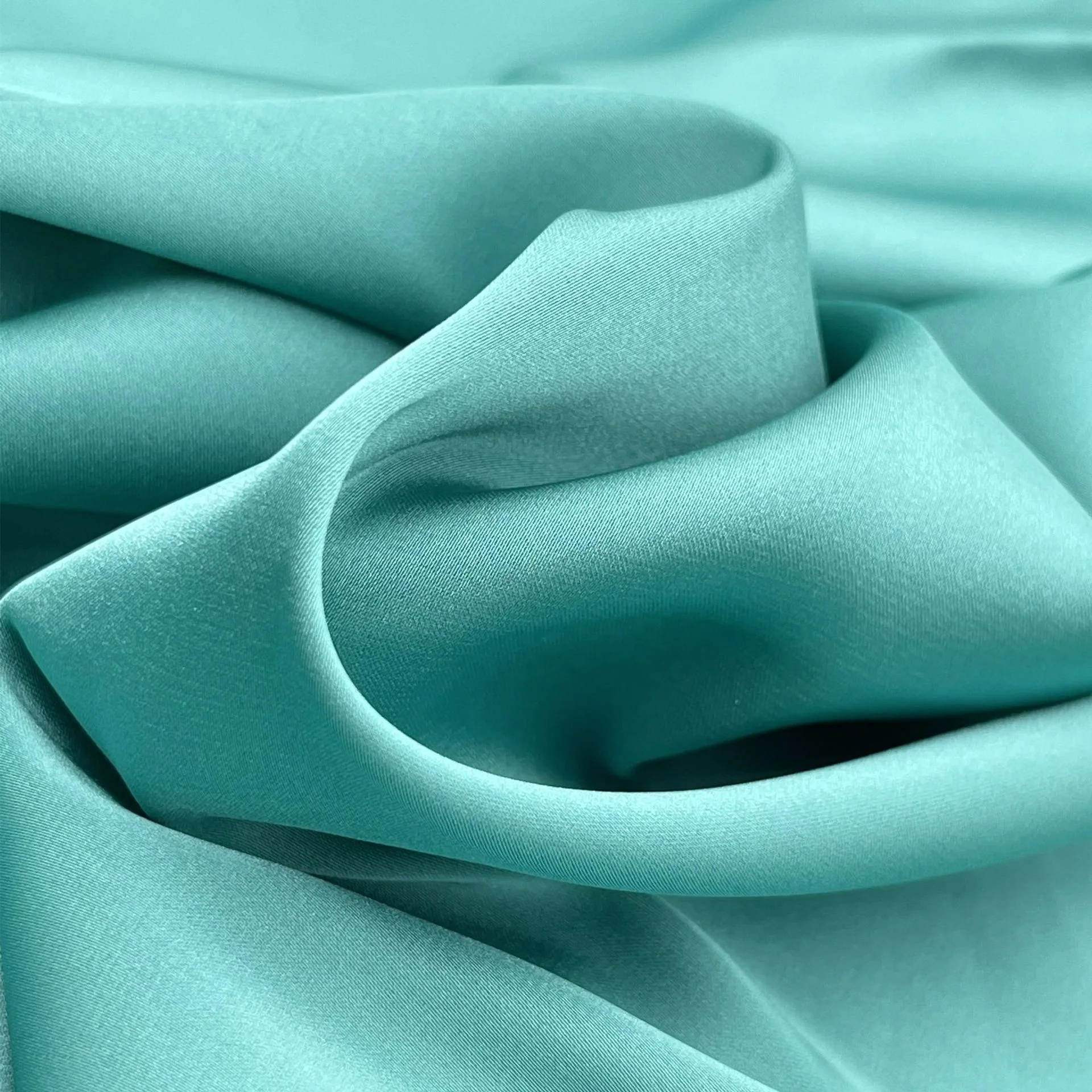 YX85 115cm Wide Charmeuse 140gsm 95 Polyester 5 Spandex Woven Dyed Satin Fabric High Stretch Matte Duchess Satin Fabric - 图片 3
