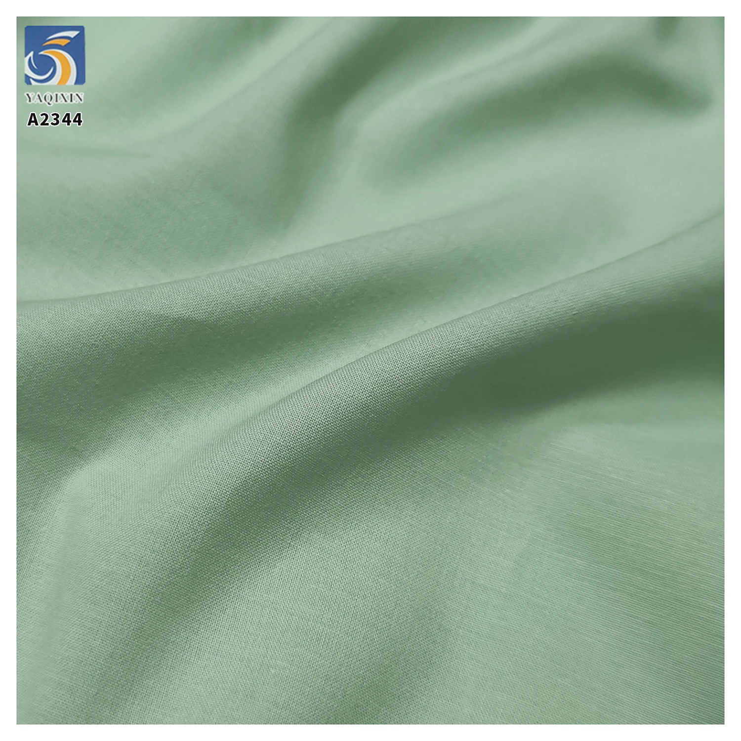 A2344 High Quality 90gsm 60s 110*110 Plain Poplin Washed Light Cotton Fabric 100% Cotton Shirt Dress Fabric - 图片 6